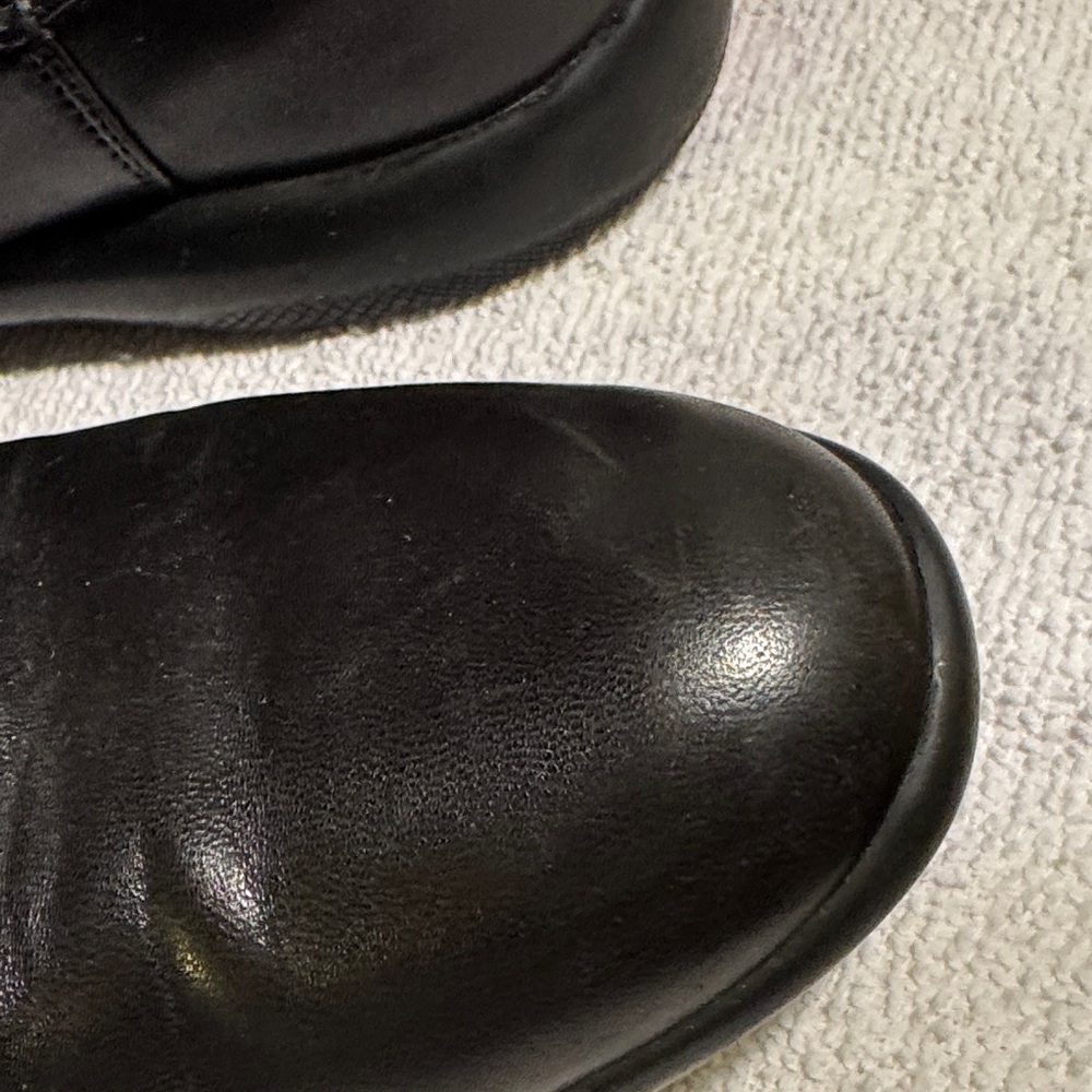 Prada Sleek Black Leather Ankle Boots - Picture 13 of 16